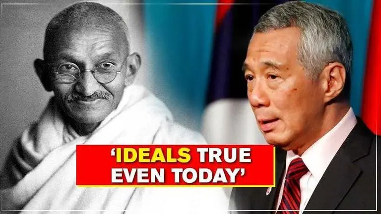 Mahatma Gandhi's non-violence philosophy true even today: Singapore PM Mahatma Gandhi