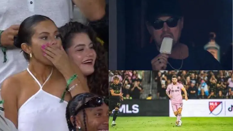 Selena Gomez, Leonardo DiCaprio & stars align to witness Lionel Messi Magic in MLS - WATCH Salena Gomez, Leonardo DiCaprio & stars align to witness Lionel Messi Magic in MLS - WATCH