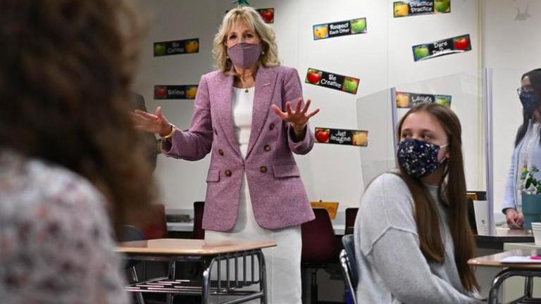 US First Lady Jill Biden Returns To 'in Person' Teaching Job At ...