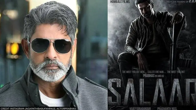 Salaar introduces Jagapathi Babu as Rajamanaar in the Prabhas starrer Salaar