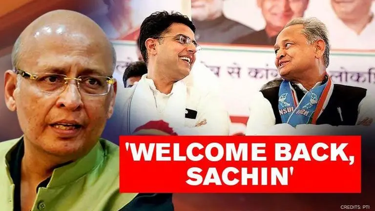 Abhishek Singhvi welcomes Sachin Pilot back into Congress folds; hails Gandhi's efforts Congress