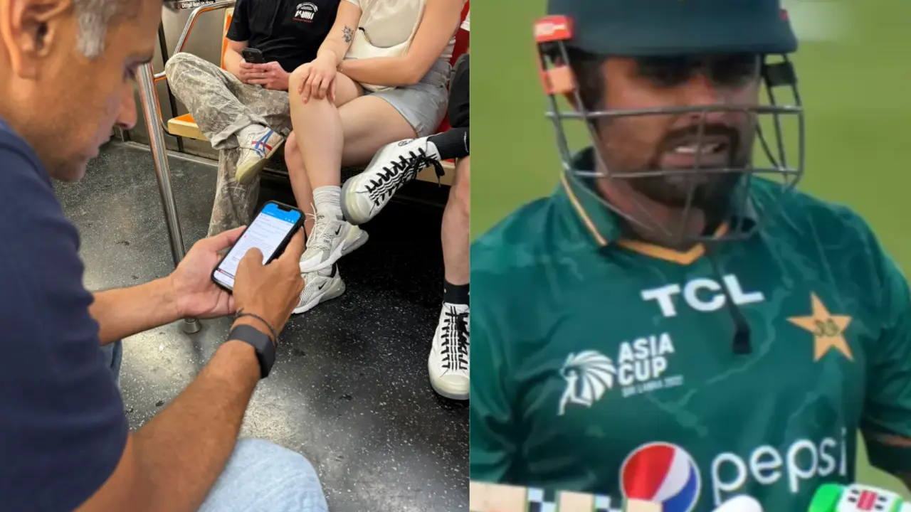 PAK vs USA: Tension got to Rahul Dravid his reaction to Pakistan's humiliating loss to US goes viral Rahul Dravid reacts to Pak loss