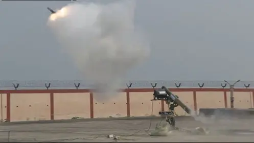 DRDO Conducts Successful Flight Tests of Very Short Range Air Defence System Missiles in Odisha DRDO successfully conducts flight tests of VSHORADS missiles