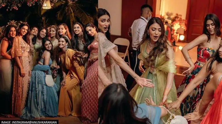 Anushka Ranjan showers love on her 'lifelines' in latest pics from Mehendi ceremony; See Anushka Ranjan