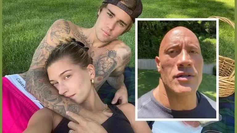 'Expect Justin Bieber & Hailey to have a baby in 2021' says Dwayne Johnson justin bieber