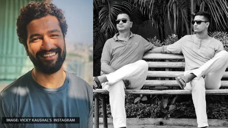 Vicky Kaushal's dad Sham Kaushal extends sweet birthday wish to 'Puttar' with unseen pics Vicky Kaushal