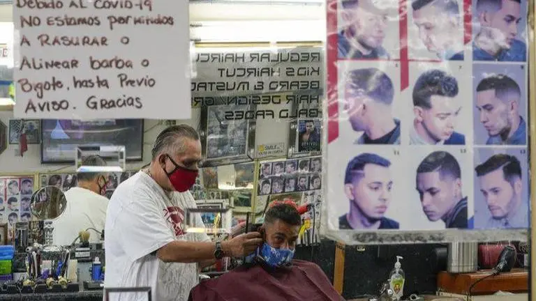 California barbers, hair salons move outdoors