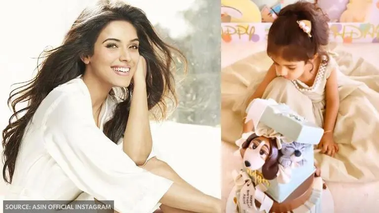 Asin's daughter Arin turns 3; 'Ghajini' actor reveals meaning of her 'gender-neutral' name asin's daughter