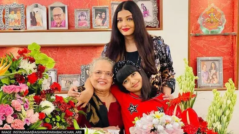 Aishwarya Rai wishes mother Vrinda Rai on birthday with special post; 'Love you forever' Aishwarya Rai Bachchan