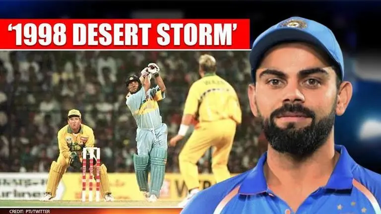 Virat Kohli says he would love to play an innings like Sachin's 1998 'Desert Storm' Virat Kohli
