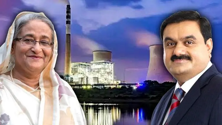 Adani meets Bangladesh PM to launch cross-border power project Gautam Adani with Bangladesh PM Sheikh Hasina | Image credit: Republic