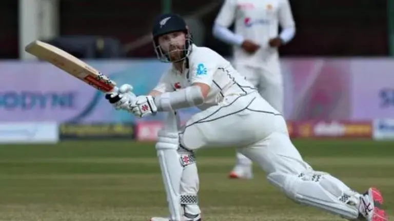 NZ vs SL 2nd Test: Kane Williamson with his stellar 200 equals Sehwag's unique record Kane Williamson in action