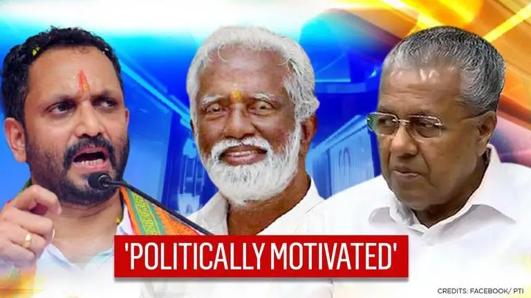 Kerala BJP slams state police move on filing case against senior BJP leader Rajasekharan Kerala