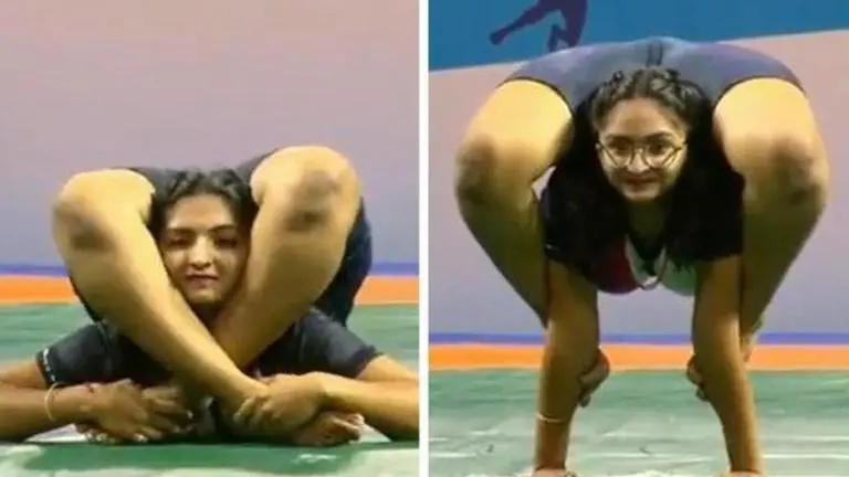Pooja Patel stuns everyone at National Games, first athlete to win gold in Yogasana: WATCH Pooja Patel, National Games, Gujarat, Yogasana, Pooja Patel yoga, Pooja Patel yogasana, Pooja Patel gold medal, 36th National Games