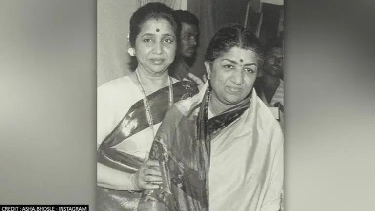 Asha Bhosle shares rare childhood pic with sister Lata Mangeshkar; pens emotional caption Asha Bhosle