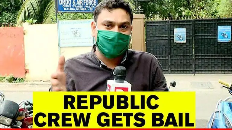 Republic's reporter Anuj and crew granted bail by court after being detained for 138 hours Anuj