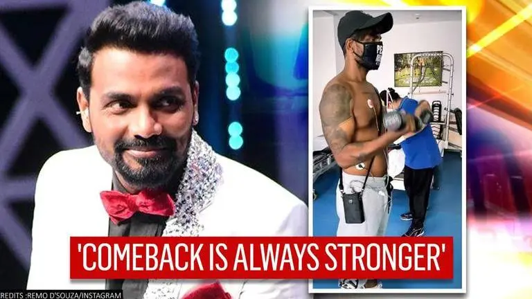 Remo D'Souza gets back to fitness after recovering from heart attack, shares clip from gym Remo D'Souza gets back to fitness after recovering from heart attack, shares clip from gym