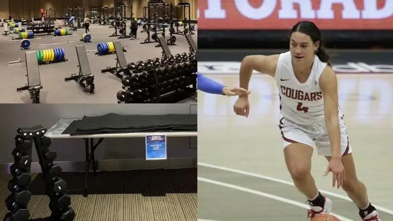 NCAA's sexist weight room arrangements exposed by Oregon's Sedona Prince: WATCH ncaa