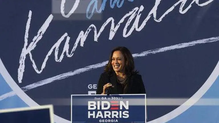 Harris blasts Trump on COVID, health care