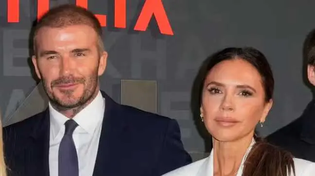 David Beckham playfully calls out Victoria Beckham's claim of being working class growing up file photo