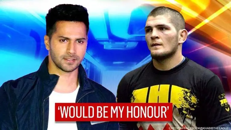 Varun Dhawan receives video message from Khabib Nurmagomedov, invites former for a 'spar'