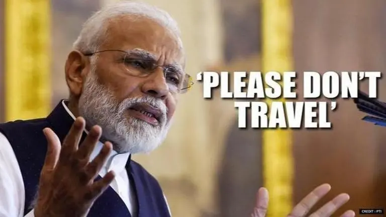 Don't leave cities & travel: PM Modi urges citizens not to panic as India fights COVID-19 Narendra