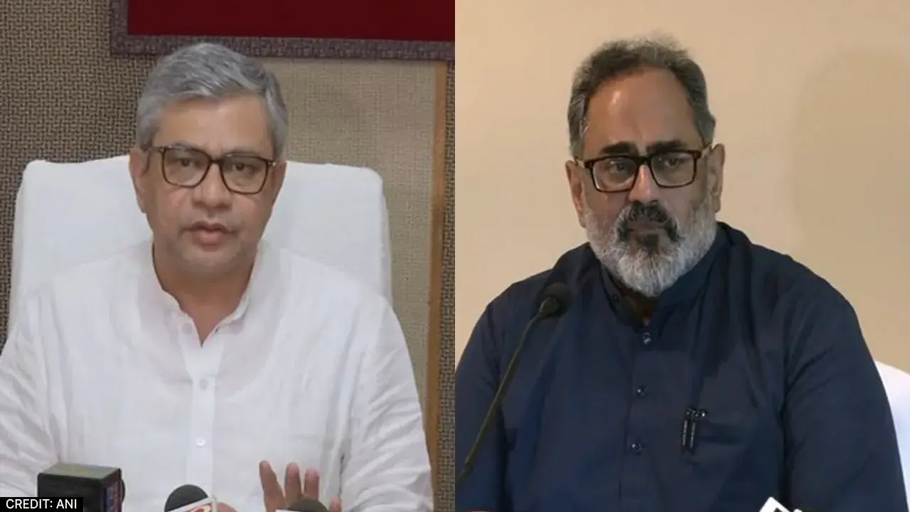 Union Ministers meet Google, app developers over Play Store delisting Union Ministers Ashwini Vaishnaw and Rajeev Chandrasekhar