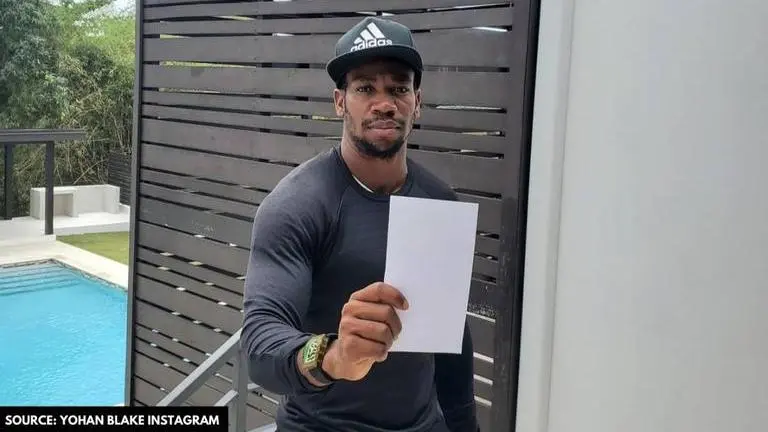 Yohan Blake has emotional, special message for India; netizens laud star Jamaican athlete Yohan Blake