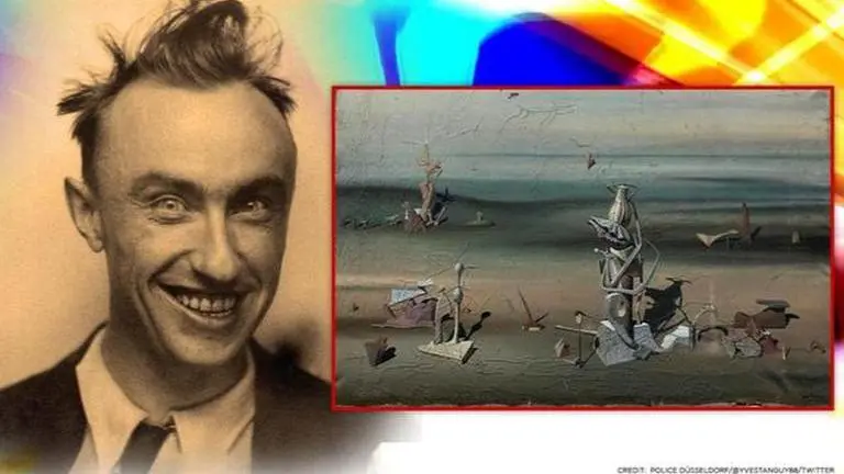 Painting worth $340,000 recovered from trash can at German airport, reunited with owner