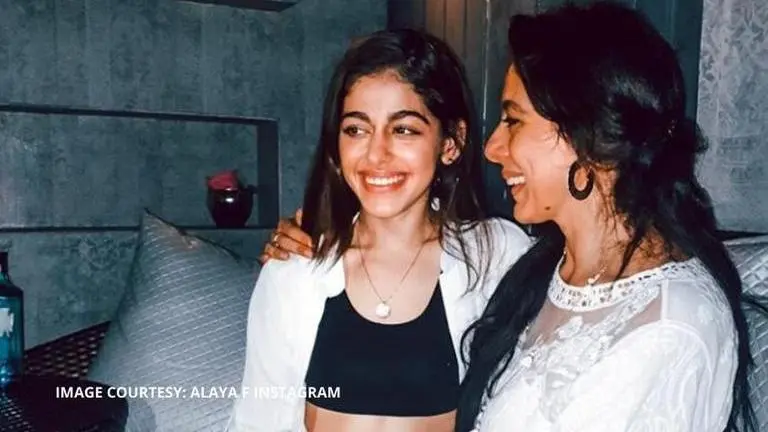 Alaya F wishes mother Pooja Bedi a happy 50th birthday with an adorable picture Alaya F