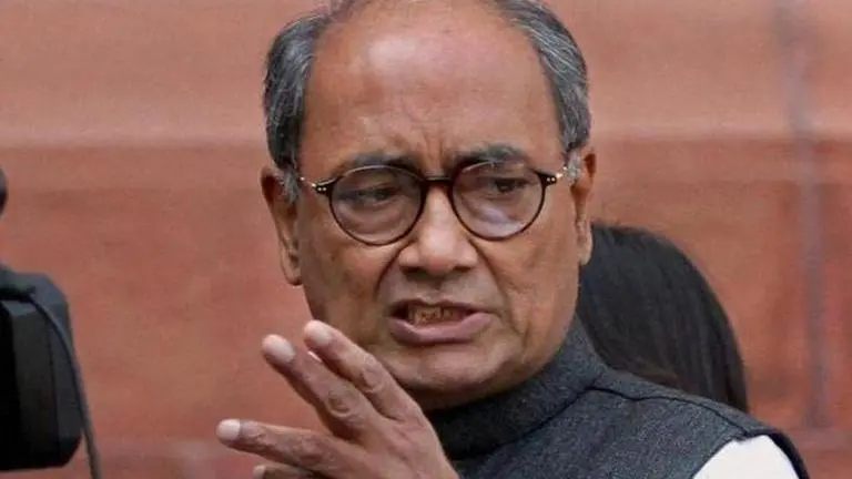 Trump's Guj visit: Wall won''t hide reality, says Digvijaya Singh Digvijaya Singh