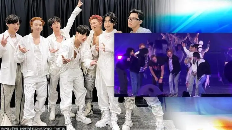 BTS end LA concert with surprise performance by Coldplay's Chris Martin on 'My Universe' BTS, Chris Martin, Coldplay, BTS Fans, BTS Army, My Universe