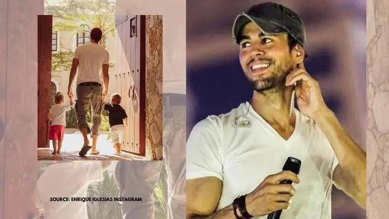 Enrique Iglesias & Anna Kournikova share photos of twins Lucy & Nicholas on their birthday enrique iglesias