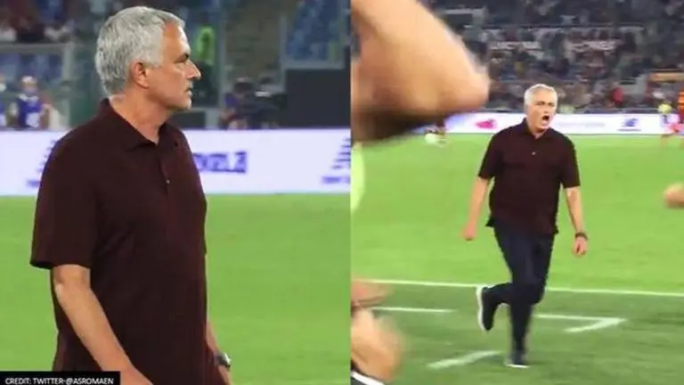 Jose Mourinho takes 'unexpected' 50m sprint with AS Roma squad as he celebrates 1000th win Jose Mourinho's Instagram AS Roma