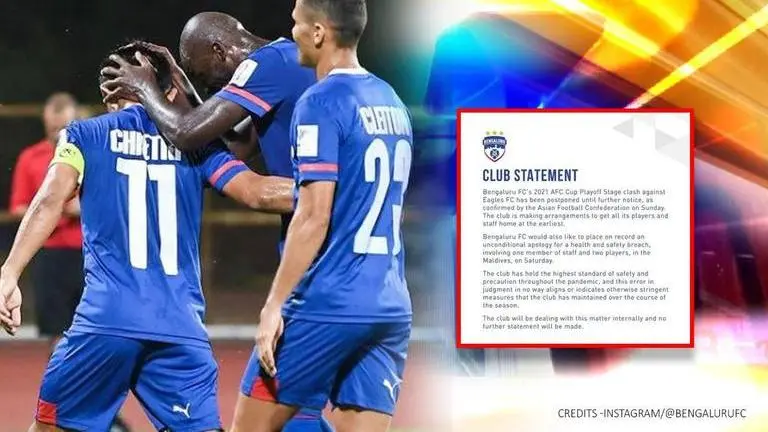 Bengaluru FC asked to leave Maldives after players/staff breach protocol, read statement Maldives, Bengaluru FC, AFC Cup