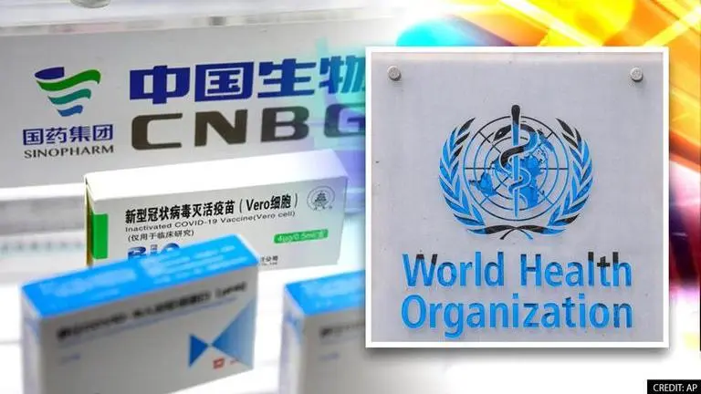 China's Sinopharm COVID Vaccine gets WHO's approval; first Chinese vaccine to do so Sinopharm COVID Vaccine