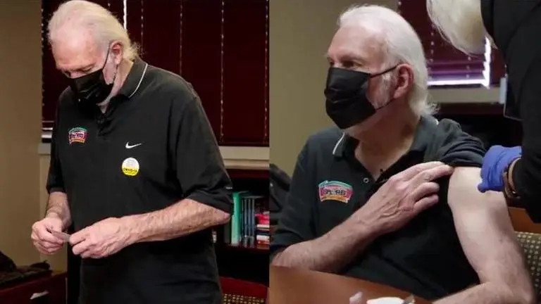 Gregg Popovich calls receiving COVID-19 vaccine 'no-brainer', urges people to follow him Gregg Popovich
