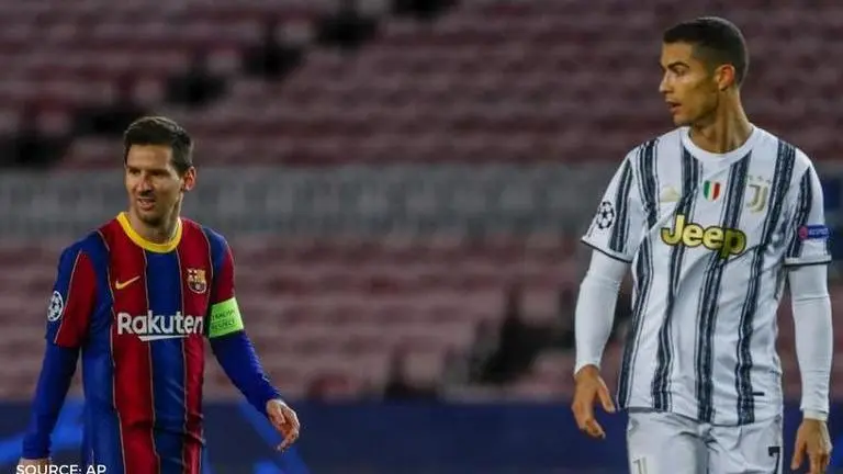 Juventus icon Ronaldo successfully tackles arch-rival Messi as Pirlo's men smash Barcelona juventus