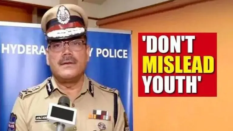 Hyderabad city police chief warns frontal outfits on misleading youth City police