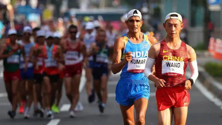 Tokyo Olympics: Sandeep Kumar finishes 23rd in men's 20km race walk event Tokyo Olympics, Sandeep Kumar, Racewalking Tokyo Olympics, KT Irfan racewalking, India olympic medals, Olympics medal tally, Rahul Rohilla, KT Irfan