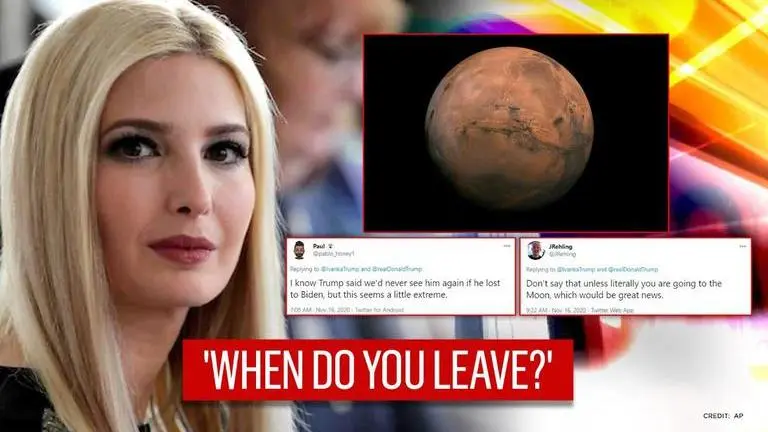 Ivanka Trump mocked for saying 'we are going to Moon and Mars', tweeple say 'stay there' Ivanka Trump
