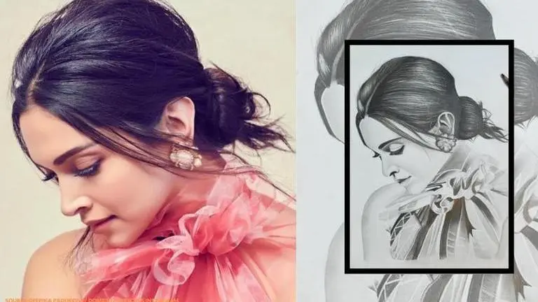 Deepika Padukone's sketch drawn on paper by fan is all things adorable Deepika Padukone