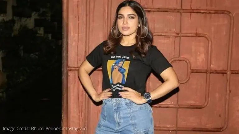 Bhumi Pednekar shows how to accessorise casual outing dresses bhumi pednekar