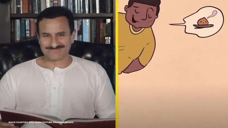 Saif Ali Khan conducts dramatic reading session for kids on International Literacy Day Saif Ali Khan