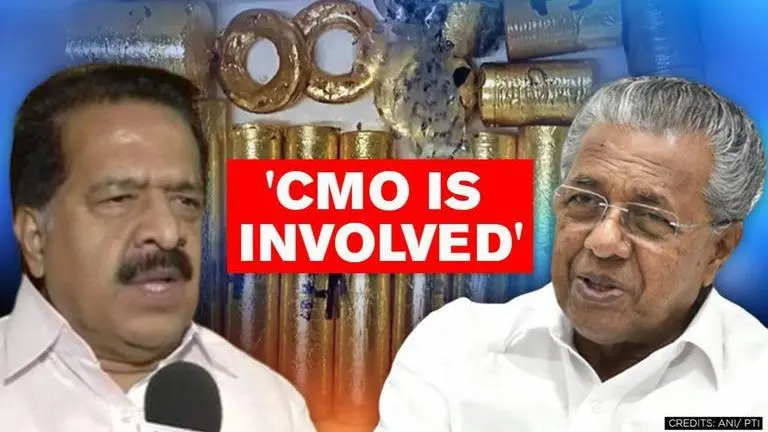 Kerala gold smuggling case: Congress demands CBI inquiry to probe role of CM Vijayan Ramesh Chennithala