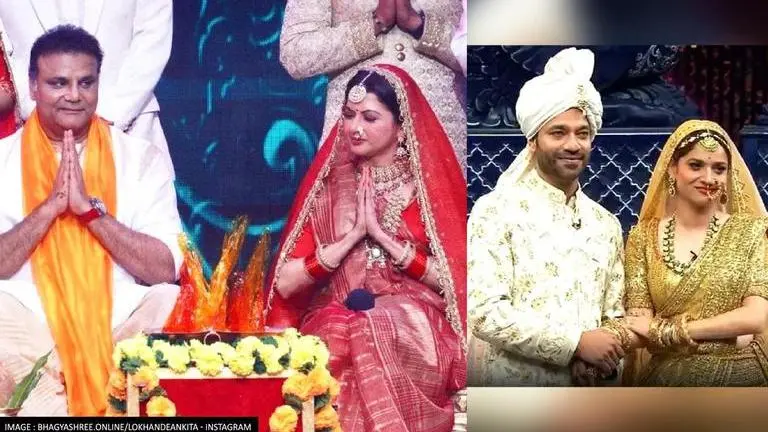 Bhagyashree-Himalaya to Ankita Lokhande-Vicky, couples relive wedding day on 'Smart Jodi' bhagyashree