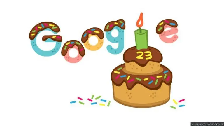 Google celebrates its 23rd birthday with a doodle on homepage Google is celebrating its 23rd birthday with a doodle on homepage: Read about the company