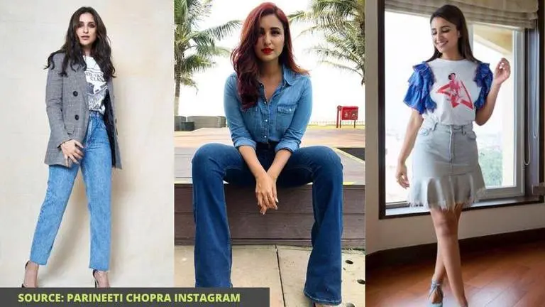 Parineeti Chopra's denim bottoms to take fashion cues from for a day out with friends Parineeti Chopra