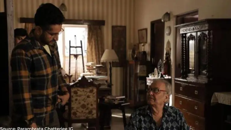 Parambrata Chatterjee to explore personality of Soumitra Chatterjee in 'Abhijaan' In image: Soumitra Chatterjee, Parambrata Chatterjee. Source: Parambrata Chatterjee Instagram