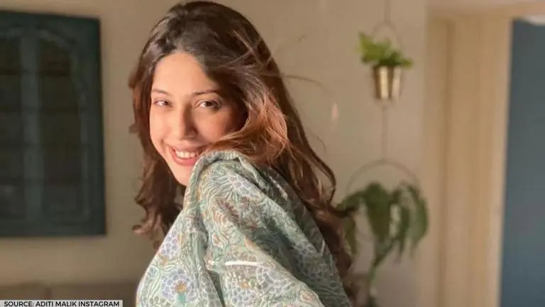 Aditi Shirwaikar Malik shares her pregnancy picture, says 'it’s an overwhelming journey' Image Source: Aditi Shirwaikar Malik Instagram